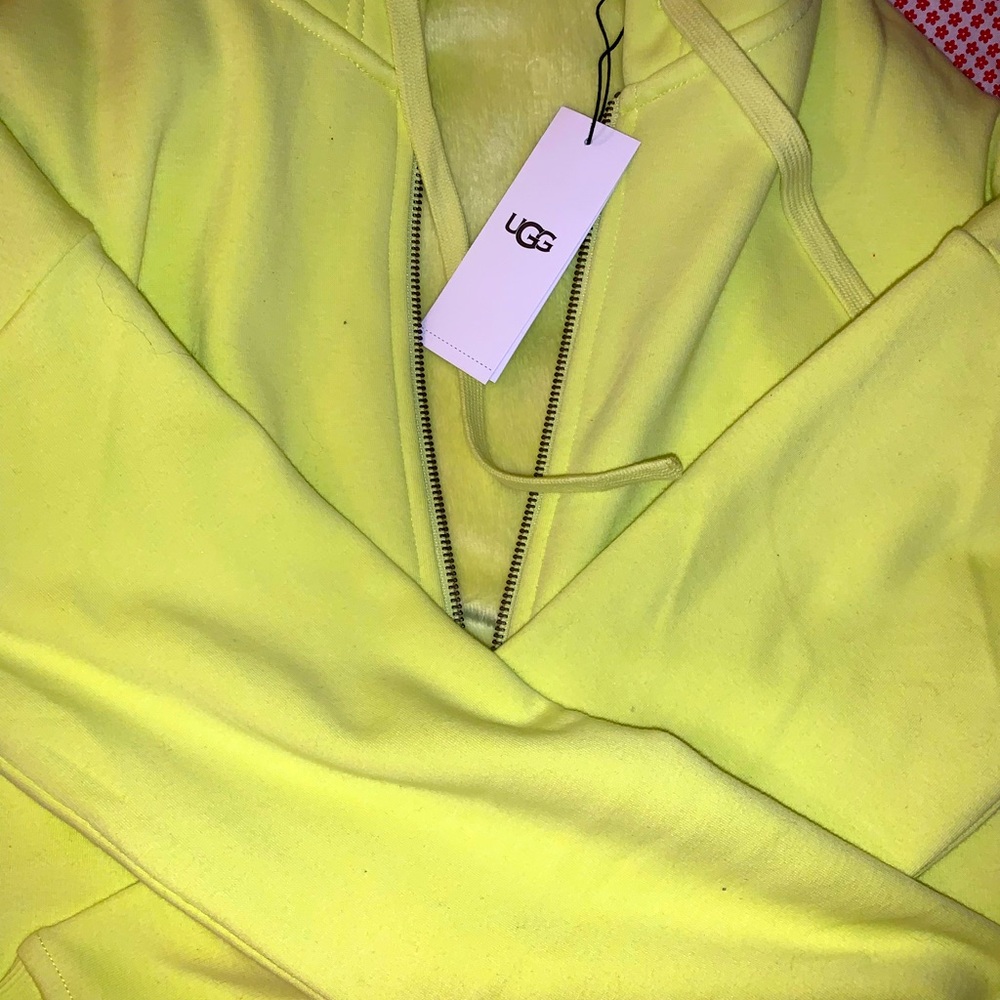 UGG Neon Hoodie Womens Size Medium